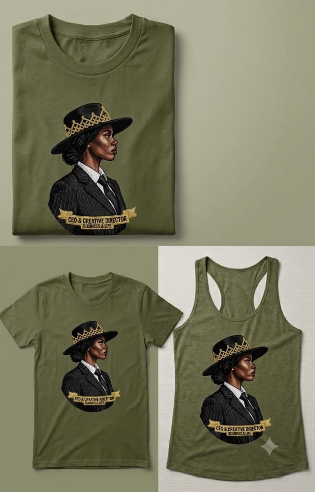 The Regal Boss tee shirt and tank top